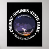 Cherry Springs State Park Shirt Funny Hiking 1922  Poster (Voorkant)