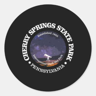 Cherry Springs State Park T-shirt Grappig Wandelen Ronde Sticker