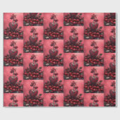 Cherry Steampunk Valentijn Cadeaupapier (Vlak)