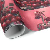 Cherry Steampunk Valentijn Cadeaupapier (Rol Hoek)