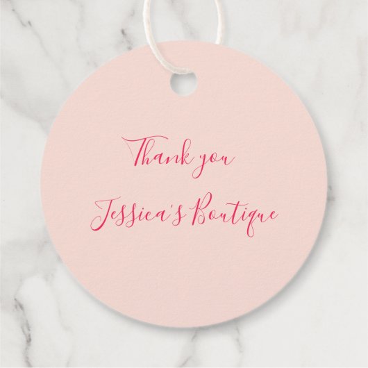 Cherry Stems Gift Labels (Achterkant)