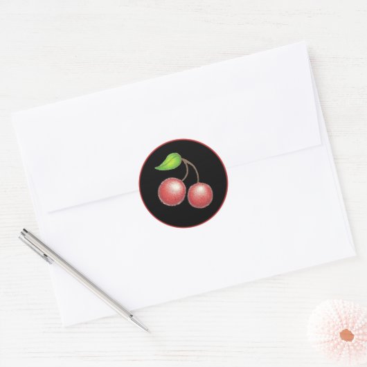 Cherry Sticker (Envelop)