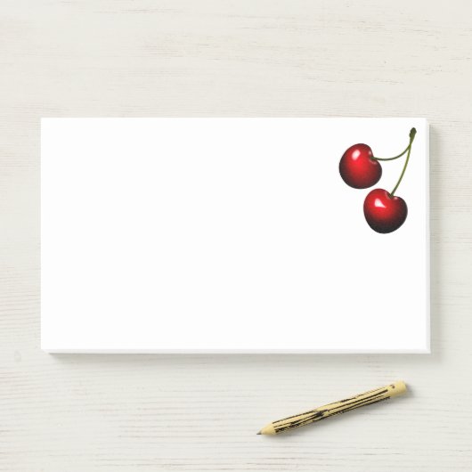 Cherry Sticky Notes (Op bureau)