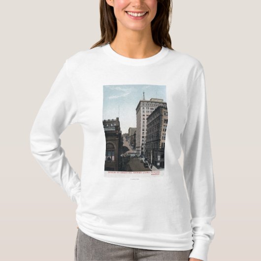 Cherry Street Scene met Alaska Bldg T-shirt (Voorkant)