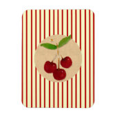 Cherry Stripe Premium Flexi Magnet Magneet (Verticaal)