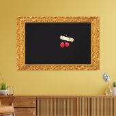 Cherry Stucking in schilderbordpapier Canvas Afdruk (Insitu (Woonkamer))