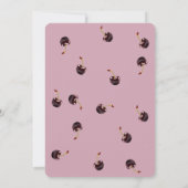 Cherry Sweet 16 Gepersonaliseerde partij Kaart (Achterkant)