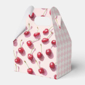 Cherry Sweet 1e verjaardag Bedankdoosjes (Achterkant)