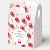 Cherry Sweet 1e verjaardag Bedankdoosjes (Geopend)