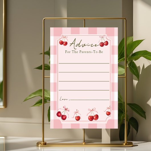 Cherry Sweet Advice for parents