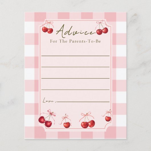 Cherry Sweet Advice for parents (Voorkant)