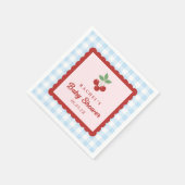 Cherry Sweet Baby Shower Servet (Hoek)