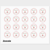 Cherry Sweet babyshower sticker (Vel)