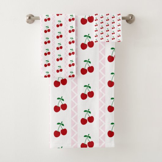 Cherry Sweet Bad Handdoek (Insitu)