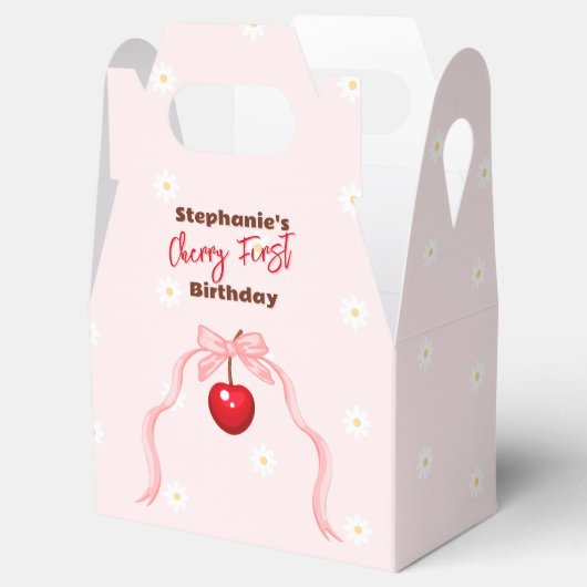 Cherry Sweet Birthday Bedankdoosjes (Geopend)