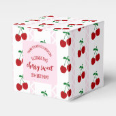 Cherry Sweet Birthday Bedankdoosjes (Voorkant Zijde)