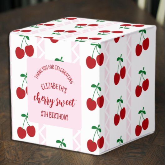 Cherry Sweet Birthday Bedankdoosjes