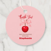 Cherry Sweet Birthday Bedankjes Labels (Achterkant)