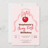 Cherry Sweet Birthday Kaart (Voorkant)