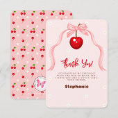 Cherry Sweet Birthday Kaart (Voorkant / Achterkant)