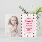 Cherry Sweet Birthday Kaart (Staand voorkant)