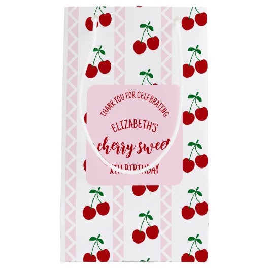 Cherry Sweet Birthday Klein Cadeauzakje (Voorkant)