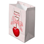 Cherry Sweet Birthday Medium Cadeauzakje (Achterkant Gekanteld)
