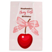 Cherry Sweet Birthday Medium Cadeauzakje (Achterkant)