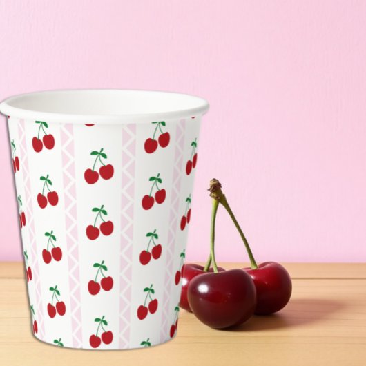 Cherry Sweet Birthday Papieren Bekers