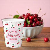 Cherry Sweet Birthday Papieren Bekers