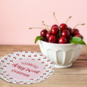 Cherry Sweet Birthday Papieren Bordje