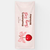 Cherry Sweet Birthday Spandoek (Verticaal)