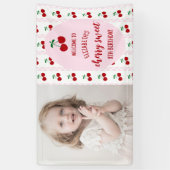 Cherry Sweet Birthday Spandoek (Verticaal)