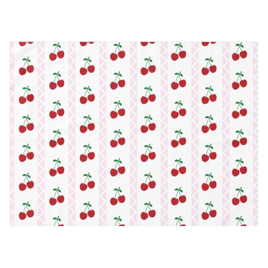 Cherry Sweet Birthday Tafelkleed (Voorkant (Horizontaal))