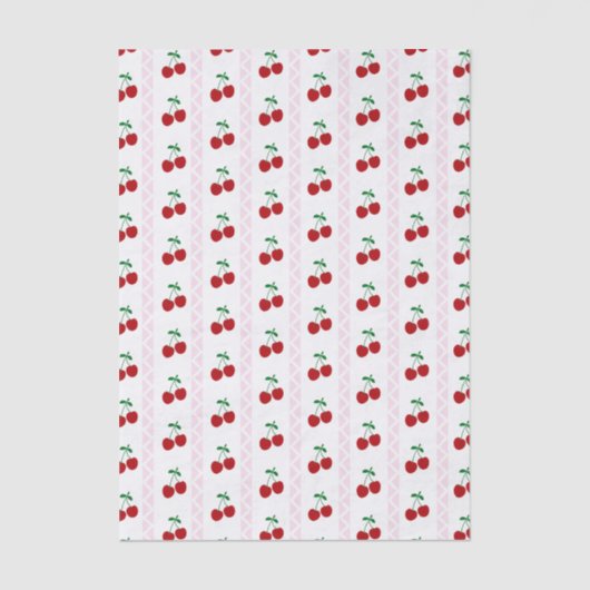 Cherry Sweet Birthday Tissuepapier (Voorkant)