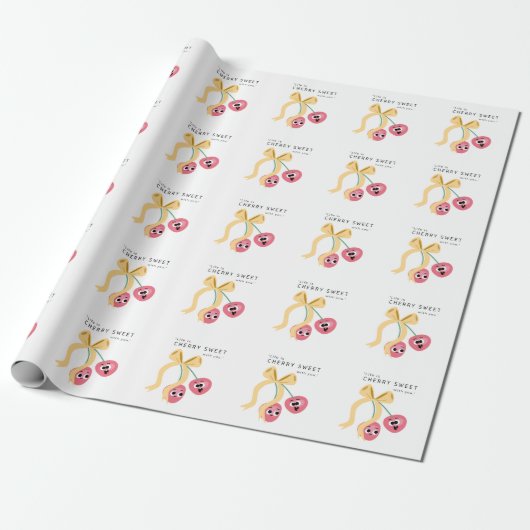 CHERRY SWEET CADEAUPAPIER (Uitgerold)