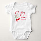 Cherry Sweet gepersonaliseerd Romper (Voorkant)