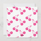 Cherry Sweet-Hearts Feestdagenkaart (Achterkant)