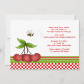 Cherry Sweet Invitation Kaart (Voorkant)