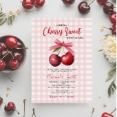 Cherry Sweet is onderweg naar Baby shower Kaart