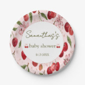 Cherry Sweet Paper Plates Papieren Bordje (Voorkant)