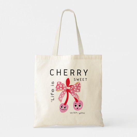CHERRY SWEET TOTE BAG (Achterkant)