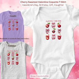 Cherry Sweet Valentijn Coquette T-shirt