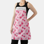 Cherry Sweet Valentine Apron | Editable Cute Cherr Schort (Insitu)