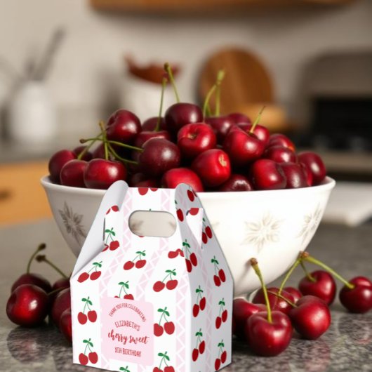 Cherry Sweet Verjaardag Bedankdoosjes