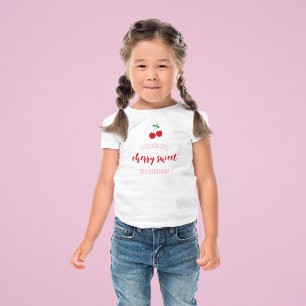 Cherry Sweet Verjaardag Kinder Shirts