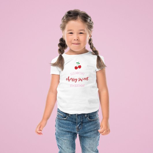 Cherry Sweet Verjaardag Kinder Shirts