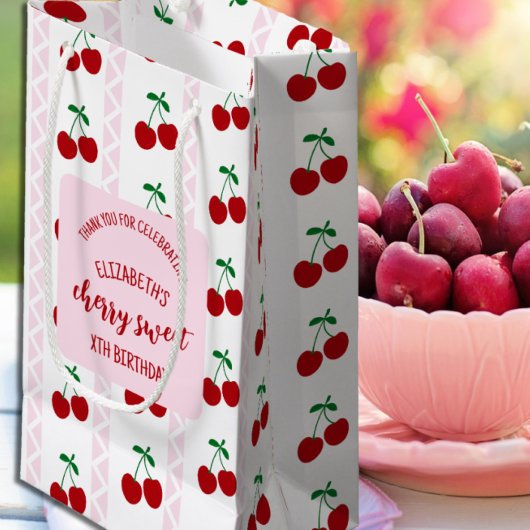 Cherry Sweet Verjaardag Klein Cadeauzakje