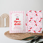 Cherry Sweet Verjaardag Uitnodiging