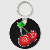 Cherry Swirl Keyring Sleutelhanger (Voorkant)